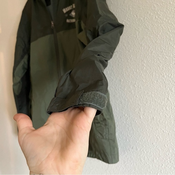 Polar Sportswear Mount Rainer National Park Green Rain Jacket Size Small - Picture 6 of 10